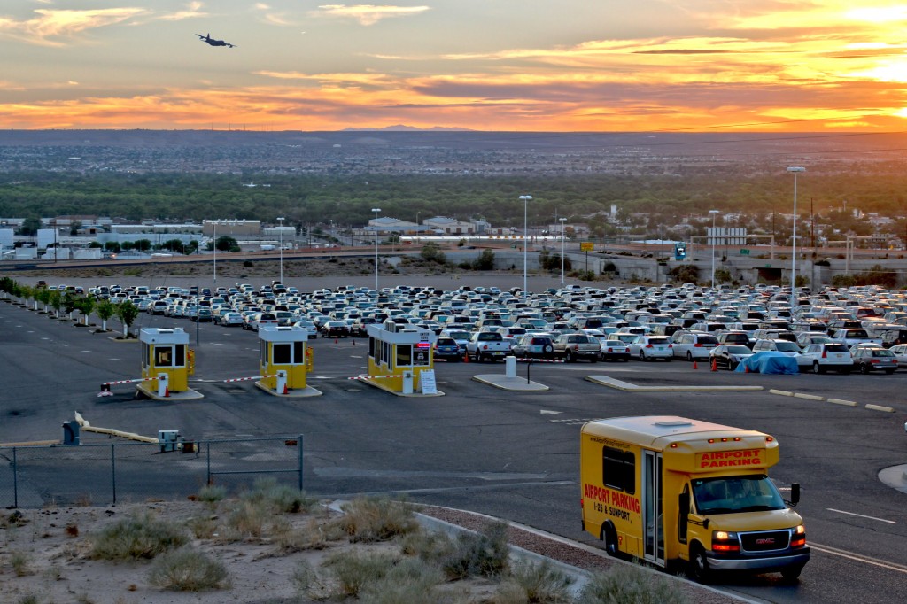 Airport Parking Sunport at Sunset
